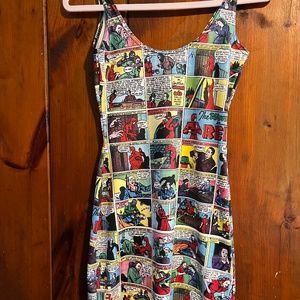 Black milk woman in red dress